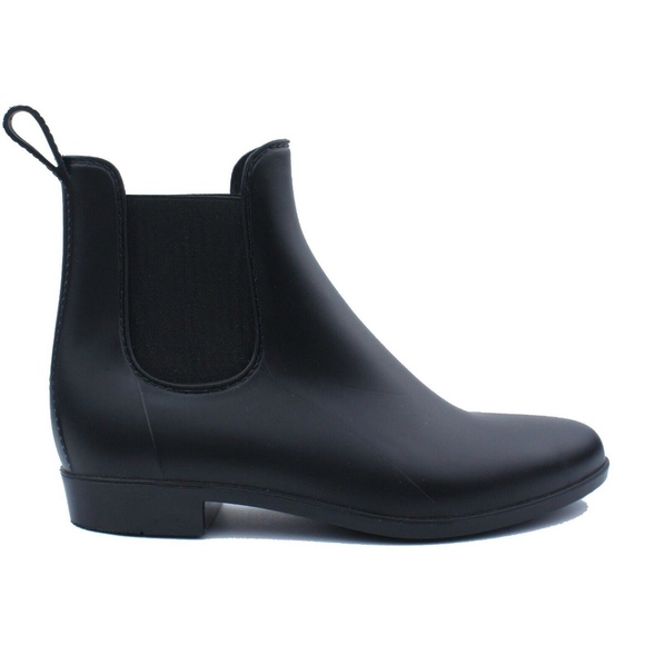 J. Crew Factory Shoes - New JCREW Black Chelsea Rain Boots